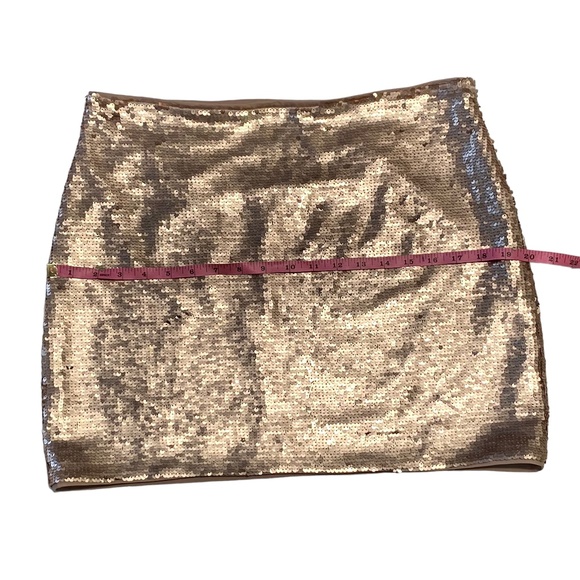 Banana Republic Rose Gold Sequin Skirt - Picture 4 of 6